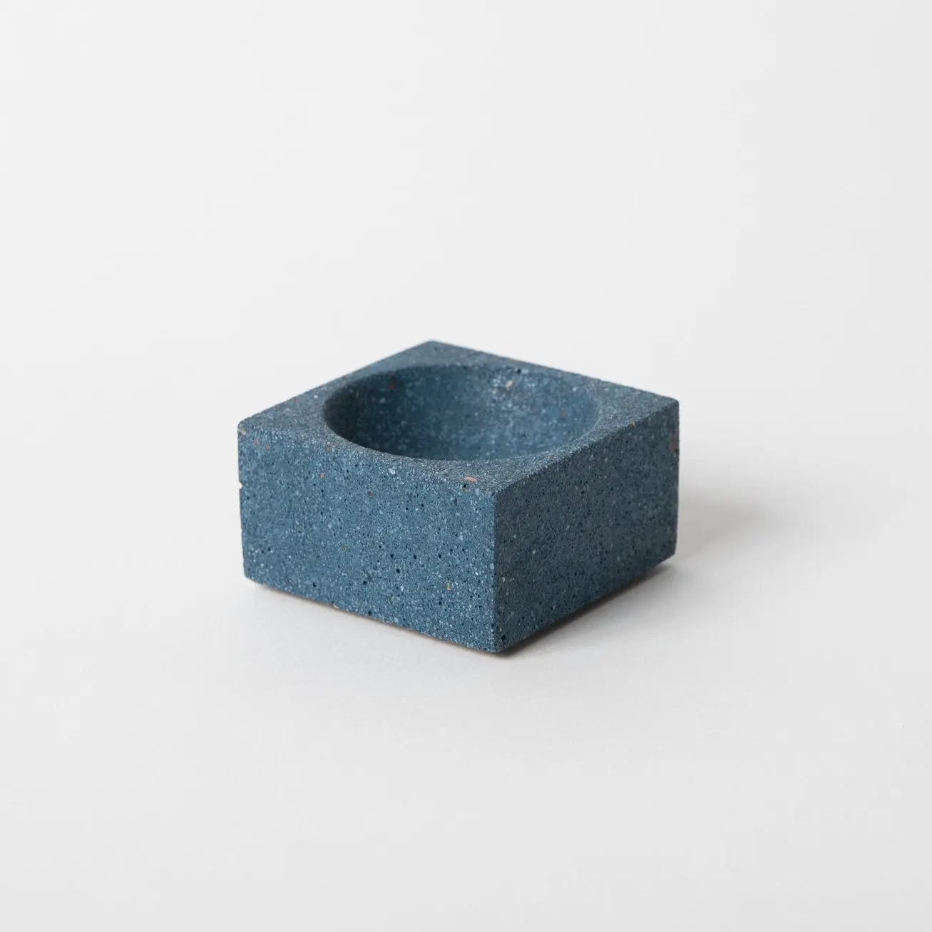 Square Incense Holder | Cobalt Terrazzo