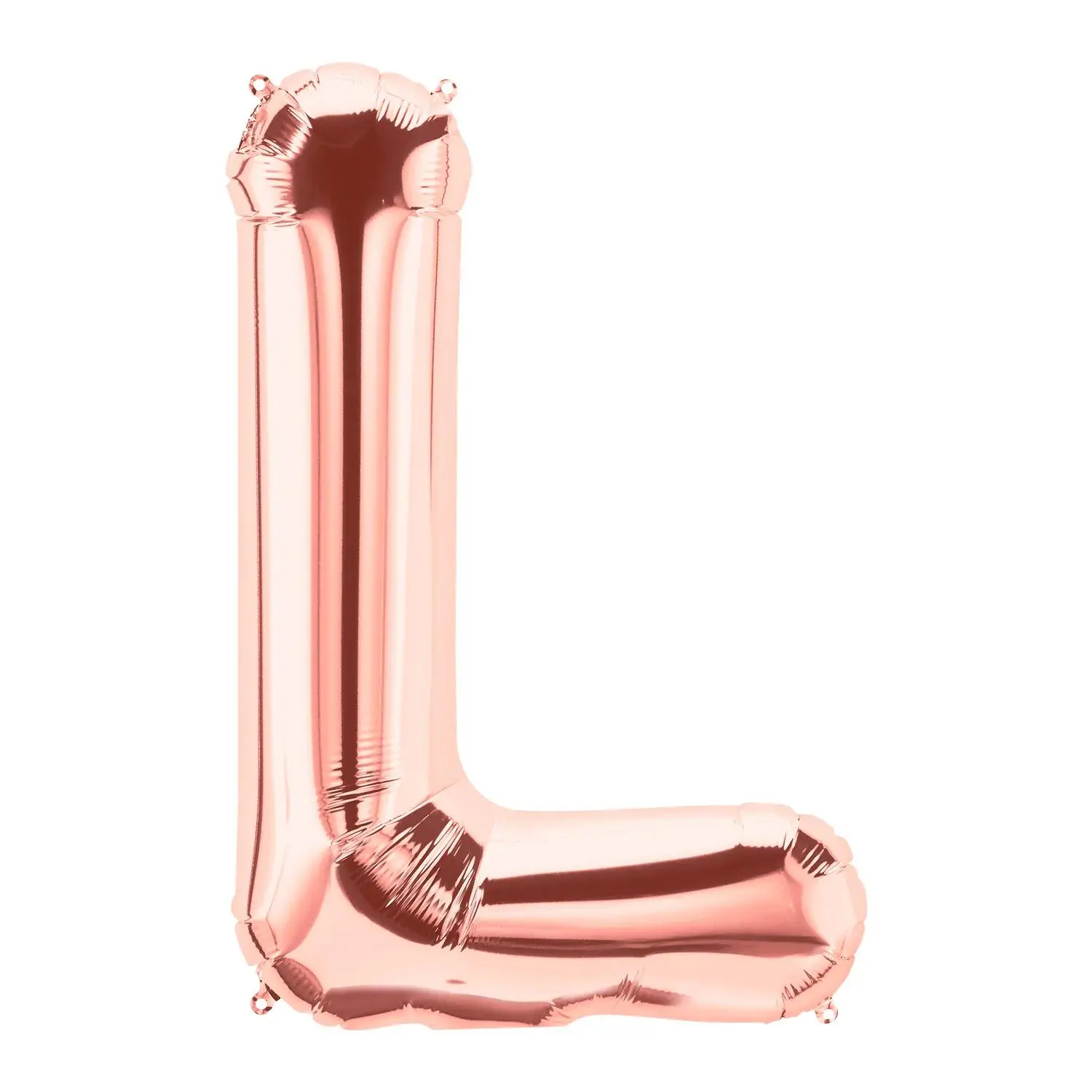 L-Shaped Rose Gold Letter 34" Mylar Balloon, Party, Wedding