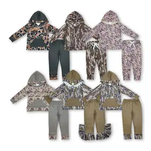 Kids Boy Camo Hoodies Set Boy Winter Clothing Set Hunting Clothes