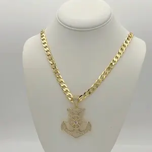 Rodriguezjewelry # 2583 Necklace (8mm)# 684 Pendant