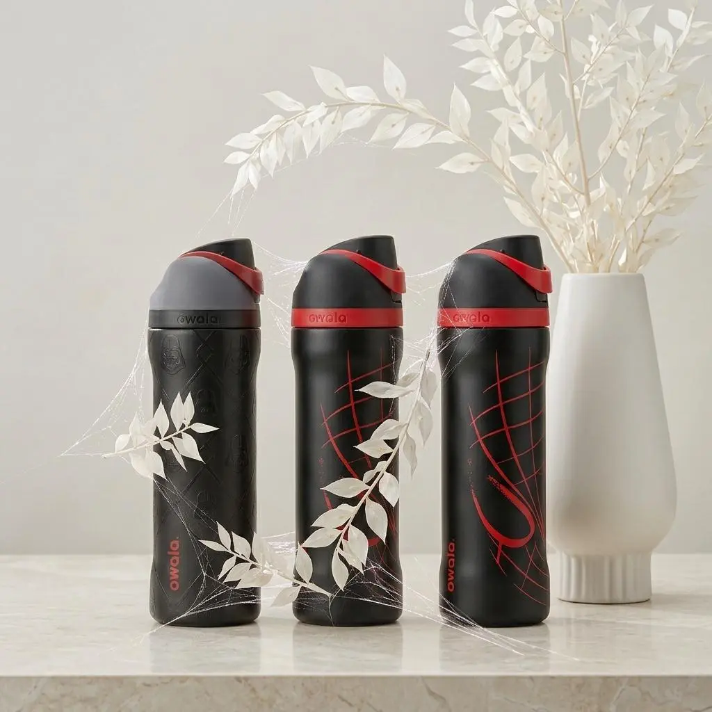 Owala FreeSip Spide Water Bottle Series | Insulated Stainless Steel Straw Tumbler | Drinkware Gift Idea #Water Bottle