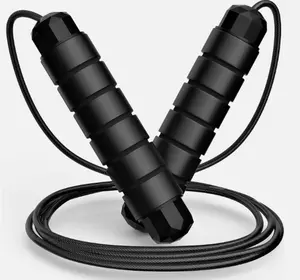 Adjustable Jump Rope Tangle-Free Speed Skipping Rope with Foam Handles