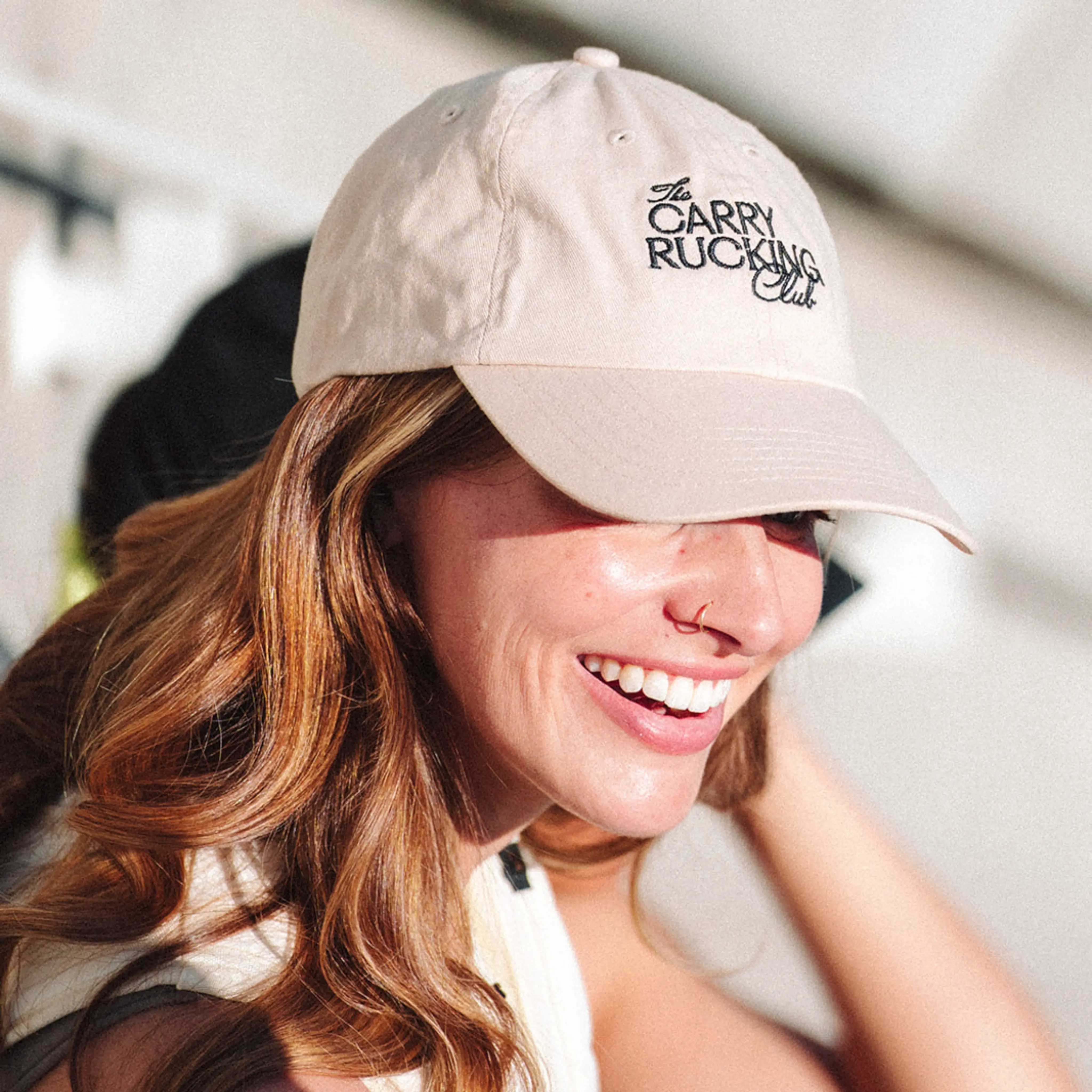 The Carry Baseball Cap with Club Logo Graphic, Unstructured Heritage Design, Made for Those Who Carry More, Ideal Dad Gift
