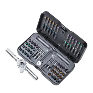 Ratchet Screwdriver Set, 66-In-1 Magnetic Screwdrivers, S2 Steel Bits, DIY Flexible Shaft, Furniture Assembly, Precision Electrical Repair, Bike Tools