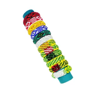 Elastic bracelet with glass beads for Santeria religion Elastic bracelet with glass beads for Santeria religion