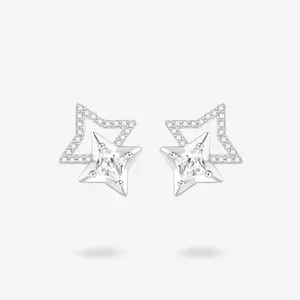 "Starlit Melody" Sterling Silver Echo Post Earrings