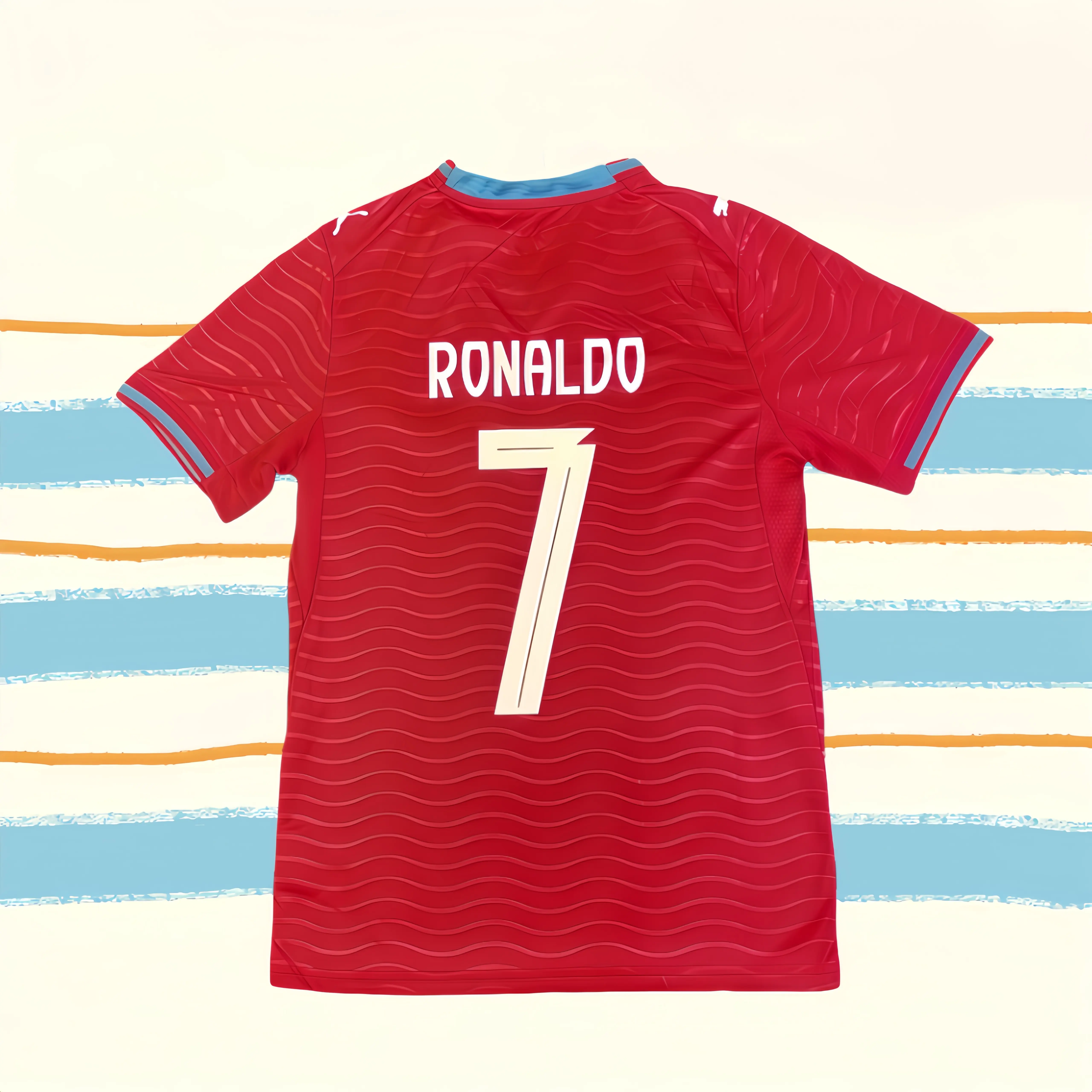25-26 Home Red Short-Sleeve Ronaldo #7 Soccer Jersey
