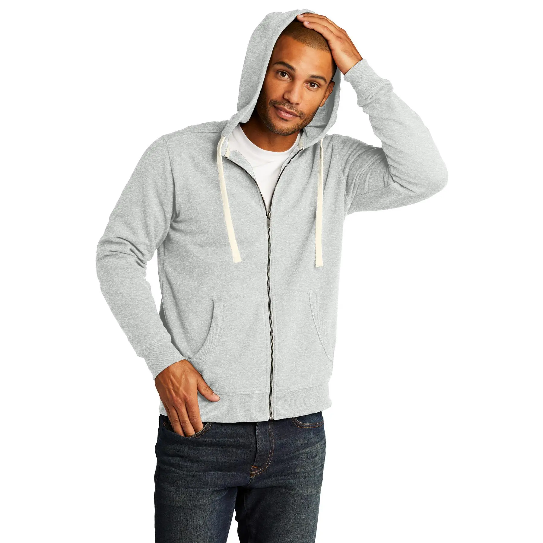 District Re-FleeceFull-Zip Hoodie DT8102