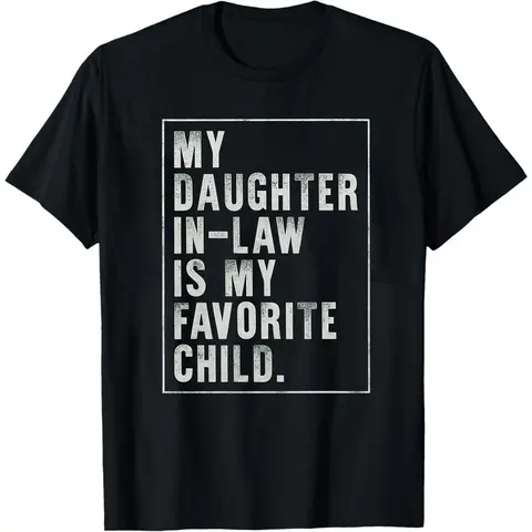Women's Casual Short-Sleeve Round Neck Solid 100% Cotton T-Shirt - Soft, Lightweight, Smooth Seamless Fabric Top, Funny Father-in-Law Gift for Father’s Day