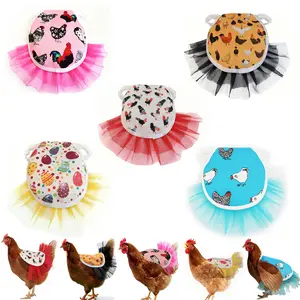 3 Pack Chicken Saddle Apron - Feather Protector Back Cover for Hens, Rooster Mating Wound Care, Egg Laying Protection Tutu Skirt