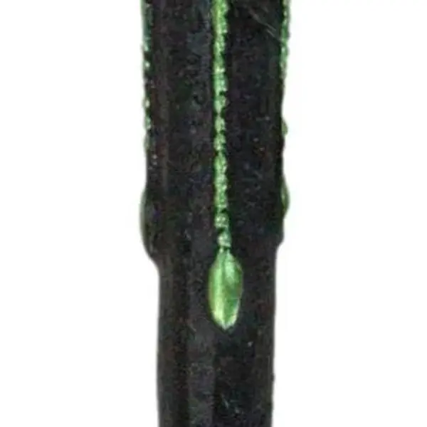 Wicca Shadowsong Pentagram Green Shaman Cosplay Magic Wand 9.5" Accessory Prop