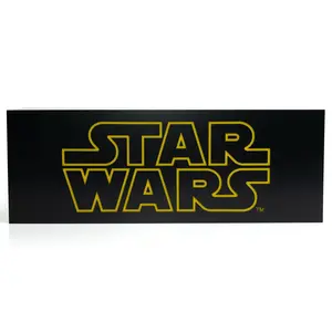 Star Wars Official Logo 17-Inch Light Box | Electric/USB Mood Light