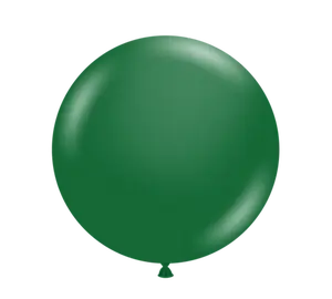 24" TUFTEX Metallic Forest Green Balloons 1ct #2454