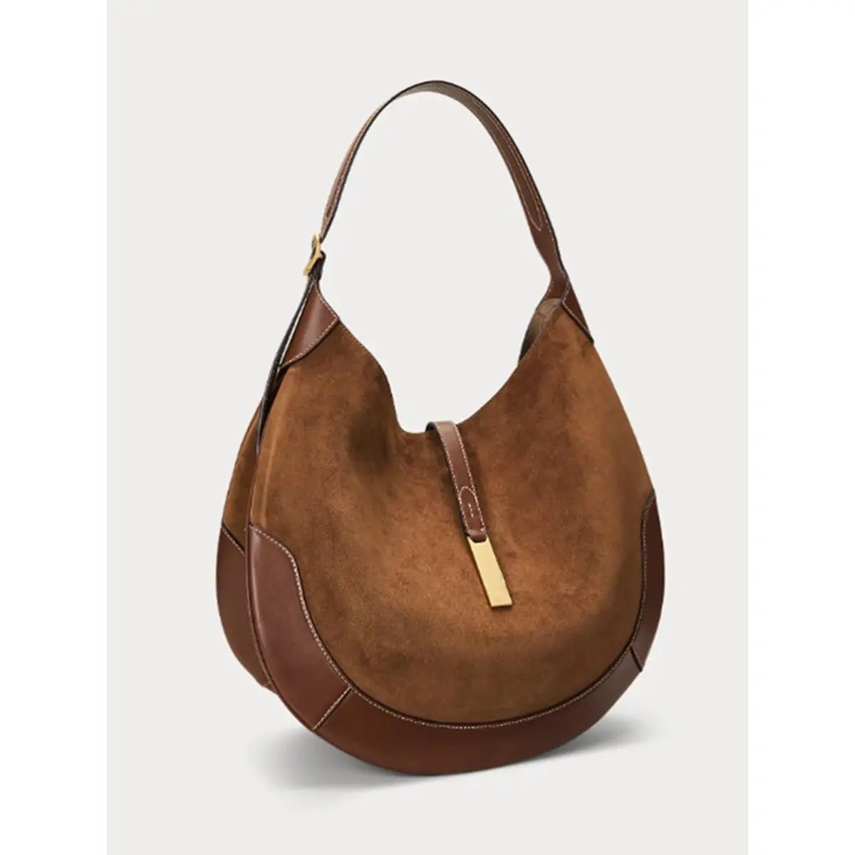 Women's Underarm Bag Suede Equestrian Design Dumpling Bag Tote Bag Handheld Crescent Bag Pu Leather Bag Leather Shoulder Bag tote bag tote bags