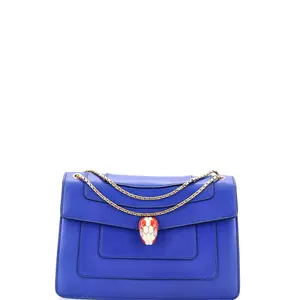 Pre-owned Bvlgari material Messenger Bags Serpenti Forever Shoulder Bag Leather Small by Rebag