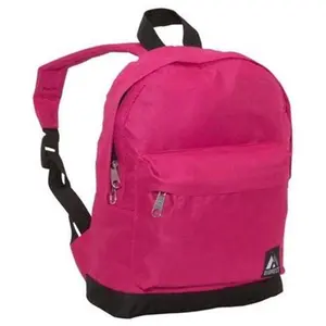 212 MAIN Everest 10452-HPK-BK Junior School Backpack - Bright Pink-Black, Front Zipper, Lunch-Ready Design, Slim Shape, Functional School Bag, Bright Pink Backpacks