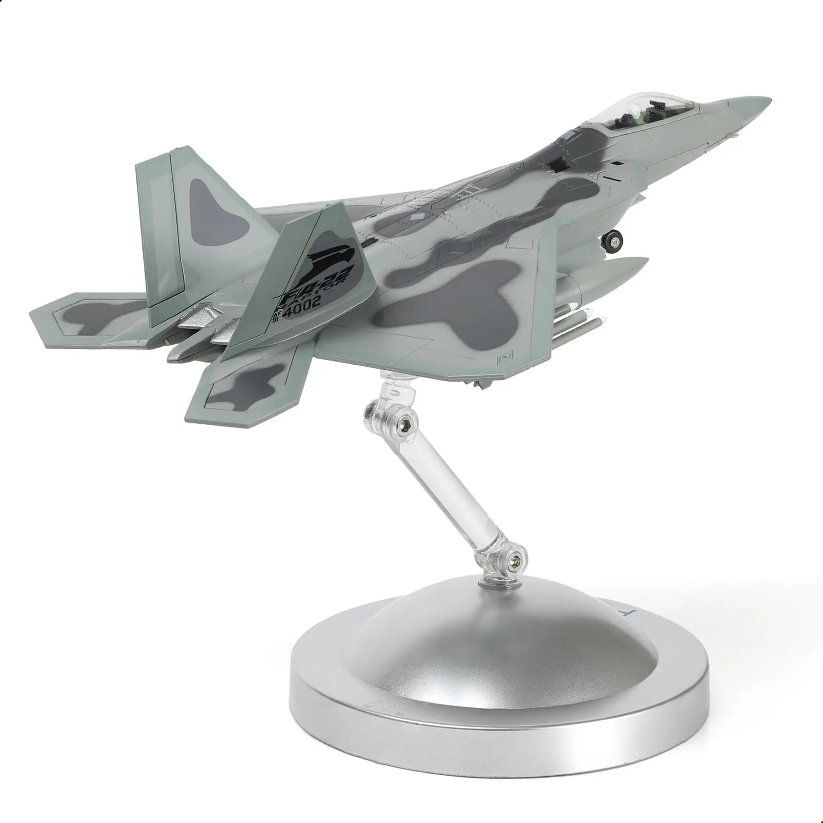NUOTIE F-22 Raptor AF91 4002 Alloy Metal Diecast Model Kit, 12+ Years Suitable, with Detachable Metal Stand, Exquisite Packaging Box, Aviation Enthusiasts' Decoration & Collectible Gift, Model Kits