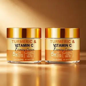 Turmeric Vitamin C Multi-Effect Cream Set (60g*2), Gentle Hydration, Nourishes Dry Rough Skin, Tightens and Softens Skin