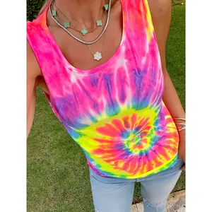 Rainbow Blast Tie-Dye Tank