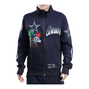Pro Standard Dallas Cowboys Home Town Men Track Jacket Midnight Navy