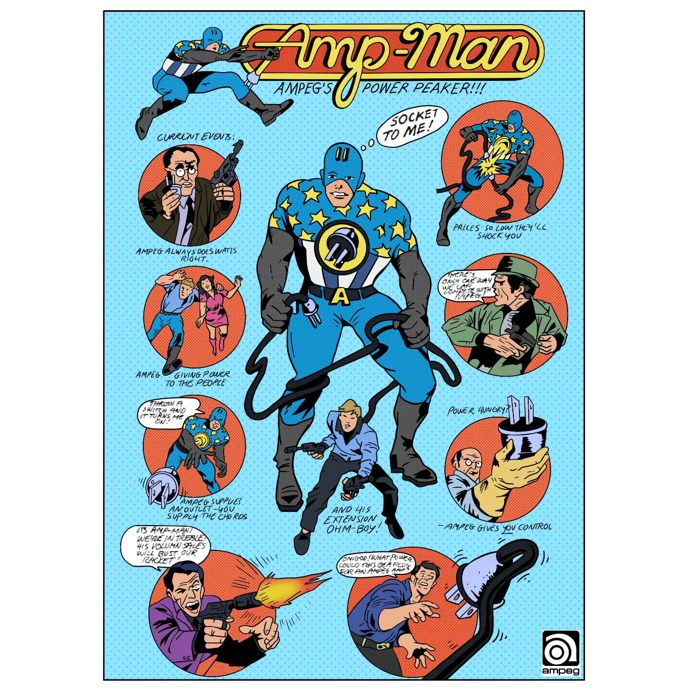 Amp-Man Limited Edition 1/75 Poster