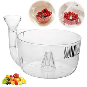 Vortex Automatic Berry Washing Bowl, Kitchen Utensil, Kitchen Sieves and Colanders, Utensils
