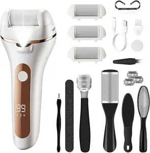 Electric Callus Removers for Feet,PortableElectronic Foot File  Tools,WaterproofFoot Scrubber File,Removes Dry Skin forSmoother Feet,MirrorZone. pedicure