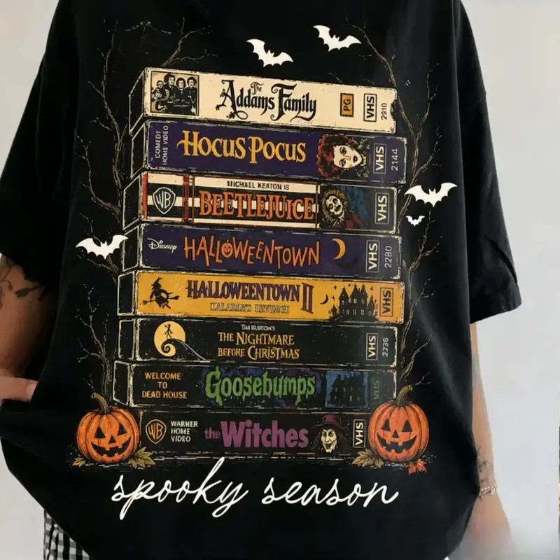 Vintage Halloween Movie Shirt, Retro Spooky Season Tee, Horror Movie T-Shirt, Scary Movie Graphic Tee, Halloween Film Lover Shirt, Funny Horror Shirt