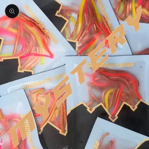 Supreme Lure Co. Neonate Trout Worm Mystery Pack - Hand-Selected Garage Sale Bait with Experimental Colors & Limited-Run Designs