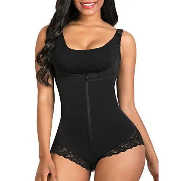 Women's Fajas Colombianas Shapewear Postpartum Tummy Control Body Shaper Butt Lifter Bodysuit