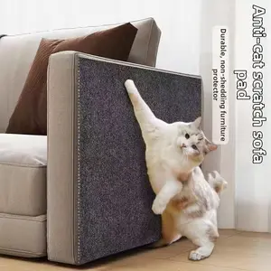 Self-Adhesive Trimable Cat Scratching Pad, Protects Furniture From Scratches, Durable Mat for Various Home Settings, Claw Pad