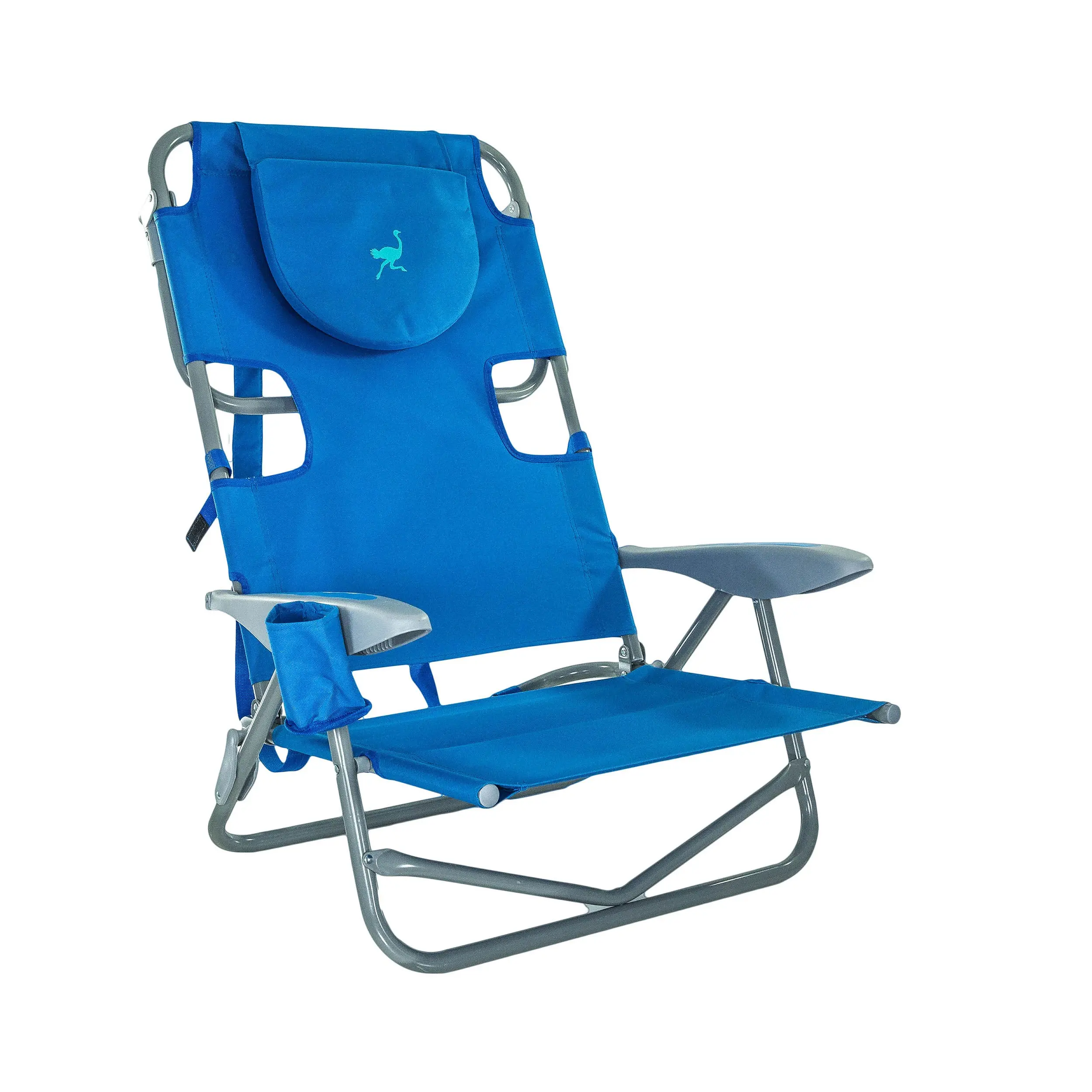 Ostrich On-Your-Back Outdoor Folding Beach Chair, Portable Outdoor Furniture for Relaxation, Outdoor Folding Chairs
