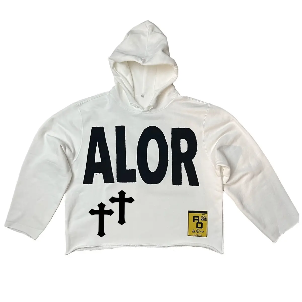 Alor Cropped Hoodie “Keep Praying I Fail”