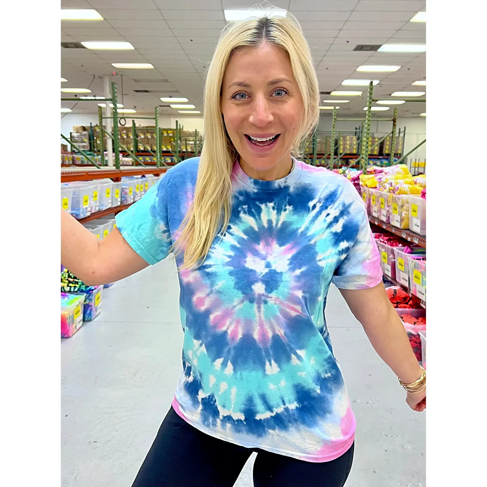 Unicorn Swirl Tie-Dye Tee - Blank