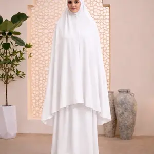 Modest Prayer Outfit – Instant Khimar Set | Comfortable Daily Salah Dress (Full Coverage)