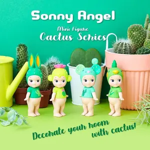 Sonny Angel Cactus Mini Doll Collectible Blind Box – Cute Kawaii Figure for Desk Decor, Shelf Display, Gift