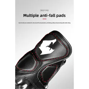 Motorcycle gloves, winter, thermal waterproof gloves, men's riding motorcycle off-road anti-drop and cold-proof thermal gloves