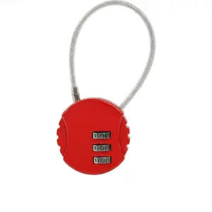 Combination Lock Box, Small Compact Combination Lock, Keyless Resettable Lock, 3-Digit Security Lock, Cabinet, Suitcase Password Lock