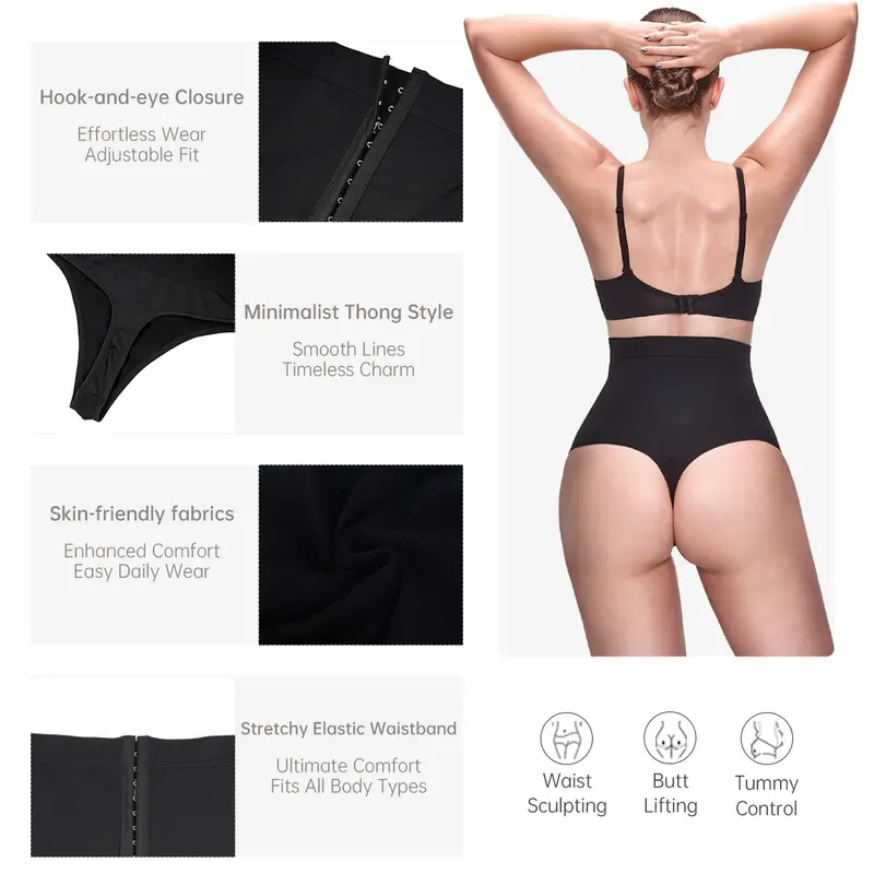 Product Introduction of VVL Christmas Tummy Control Butt Lifting Shapewear for Women Fajas Thong Shorts Butt Lifter with Button Closure, Casual Women's Shapewear Bottoms for Daily Wear, Shorts for Women 17