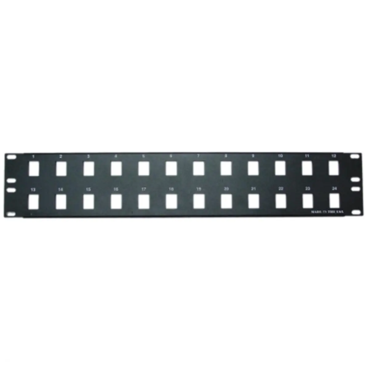 CableWholesale Blank Keystone Patch Panel - Works with Snap-In Keystone Jacks, Ideal for Creating Own Patch Panels (for Phones & Electronics, Cameras & Photography Accessories)
