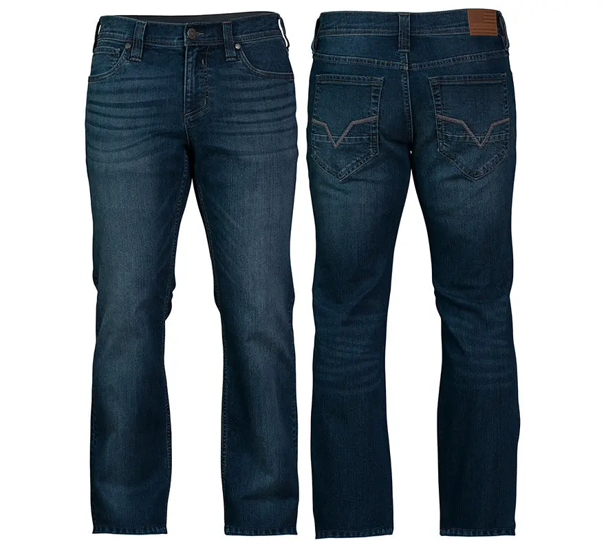 Howitzer Men's Original Freedom Parachute Jeans - Menswear, Relaxed Athletic Fit, Casual Plain Design, Durable Freedom Flex Cotton Denim Fabric