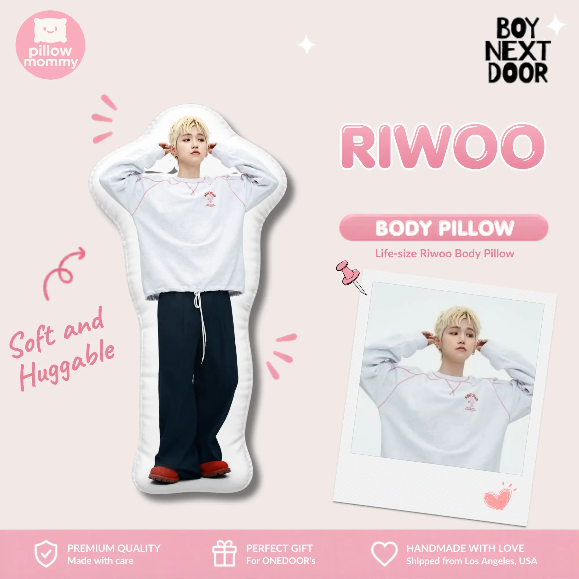 BOYNEXTDOOR Jaehyun Life-Size Body Pillow