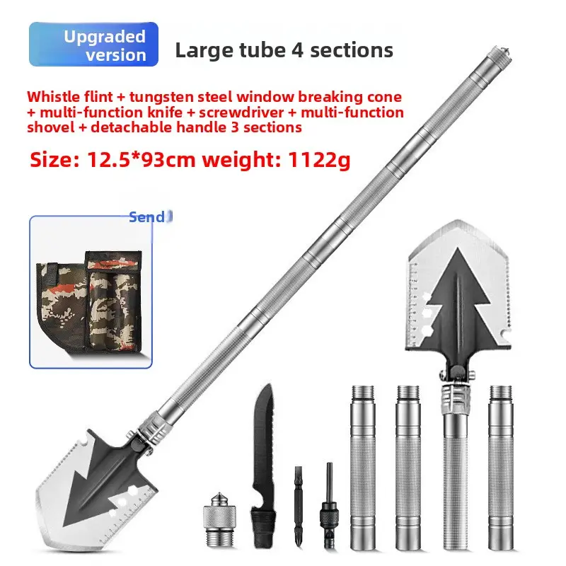 Large [four-section] military shovel