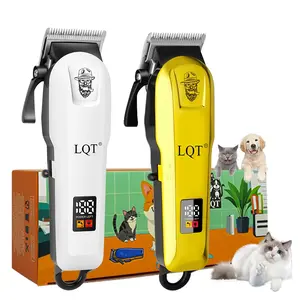 Low Noise Dog Grooming Clippers Set, Grooming Trimming Tool, Rechargeable Cordless Trimmer for Dogs Cats Pets, Home Beauty Kit, Professional Pet