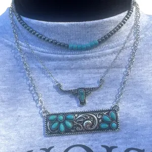 Western Steer Necklace