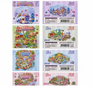 3D Miniature Land Stickers