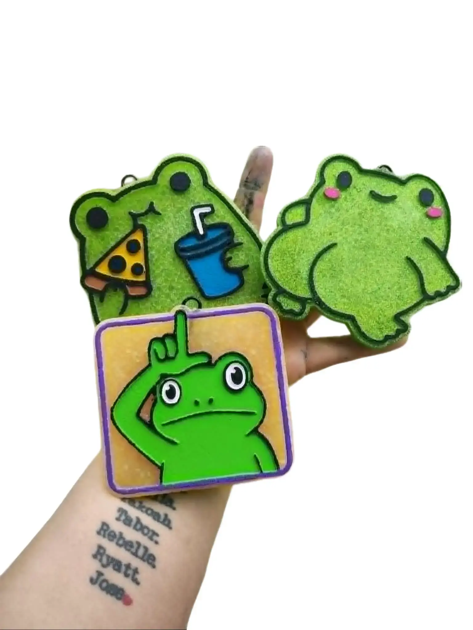 Funny Frog Car Fragrance - Handmade Aroma Beads, 10in Hanging String, 3-6 Weeks Long-Lasting Scent, Included Polypropylene Bag, Cars Accessories, Playful Car Fragrance