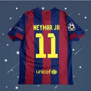 2014 2015 Home No.11 Neymar Short-Sleeved Football Shirt