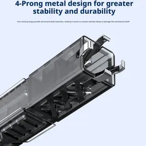 Keyboard Keycap Puller and Switch Extractor, 2 in 1 Quadrilateral Rapid Extraction Tool, for Hot Swappable Custom Mechanical Keyboards