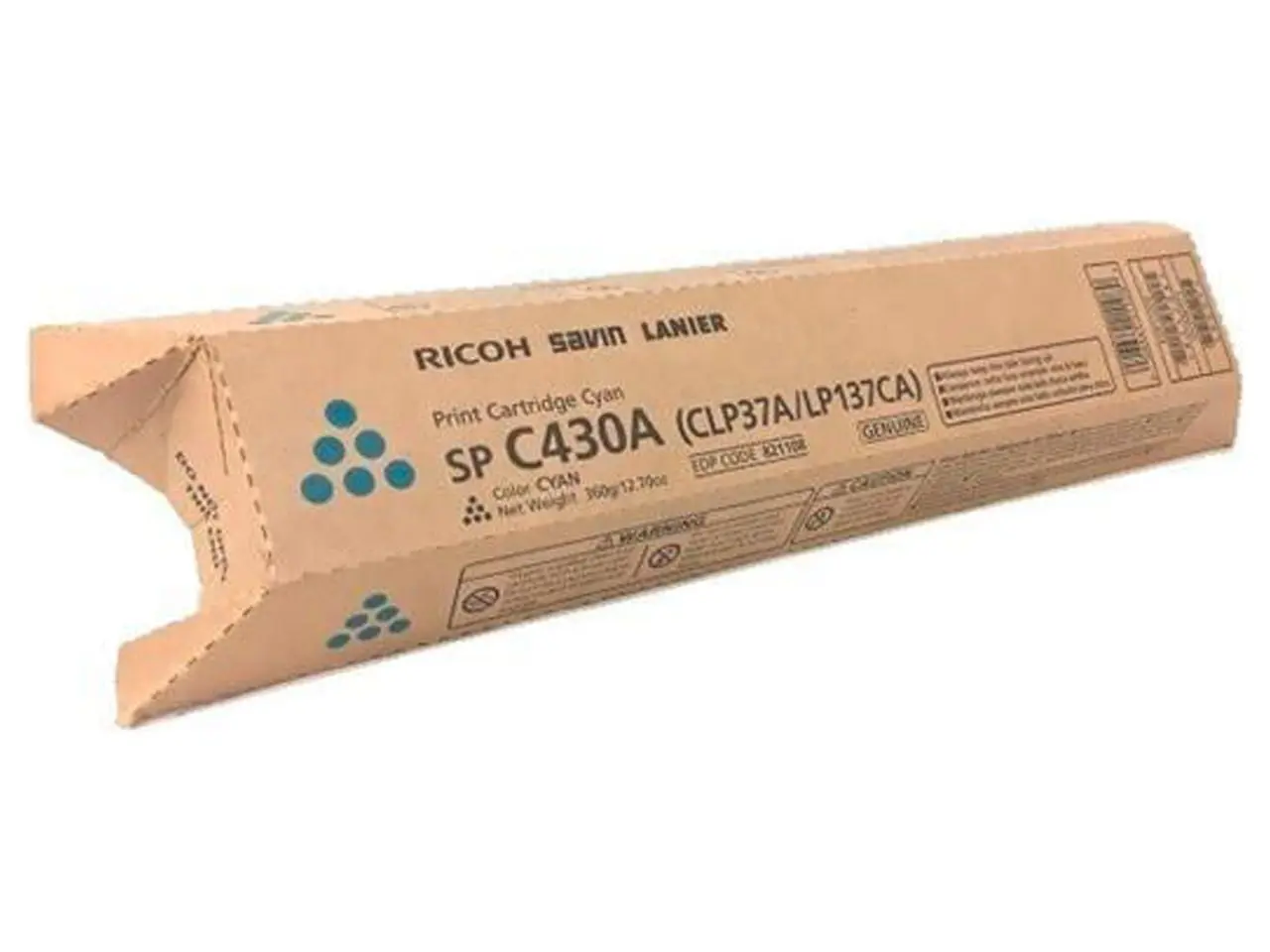 Ricoh RIC821304 Aficio SPC430DN Toner Cartridge, Cyan